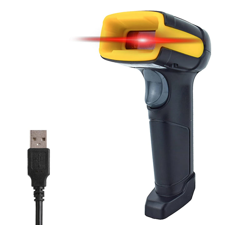 LENVII Kabelgebundener 2D Barcode Scanner-Handheld 1D QR Barcode Scanner USB Barcode Lesegerät Unter