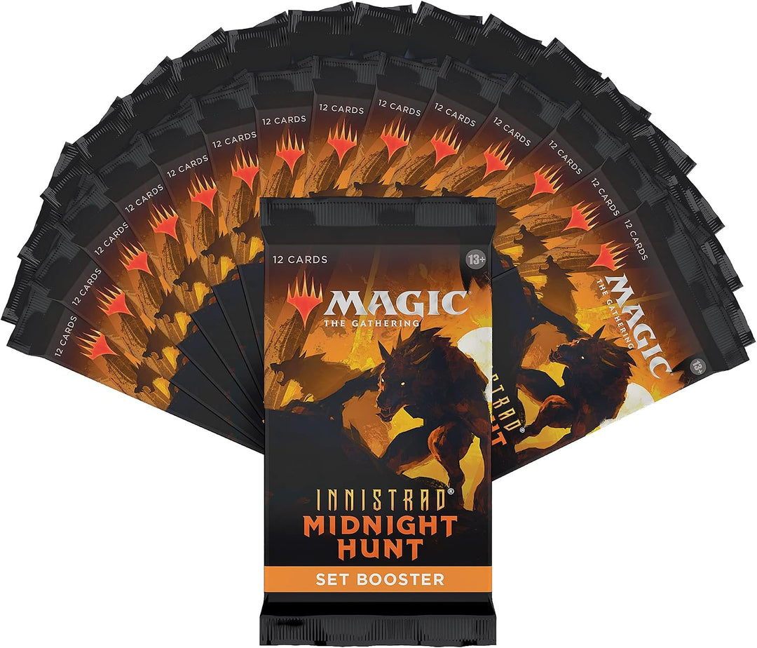 Wizards of the Coast C89530001 Innistrad: Mitternachtsjagd Set Booster Box Zubehör, Multicolor