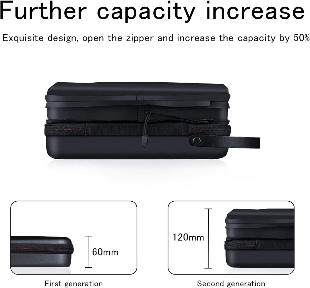 AFAITH Upgrade Tragetasche für GoPro, Tragbare wasserdichte Reisekoffer, Verstellbarer Platz Aufbewa