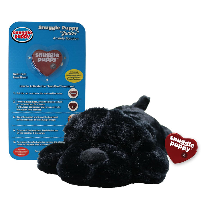 SmartPetLove Mossworld Original Junior - Heartbeat Behavioral, Black