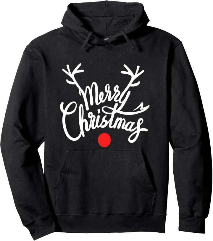 Rentier-Kostüm Merry Christmas Pullover Hoodie