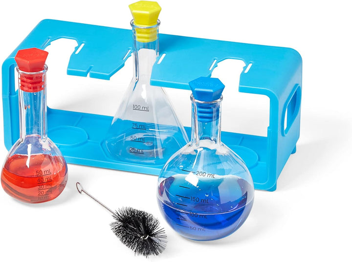 Learning Resources Naturwissenschaftliches Einsteigerset mit Messkolben, Kunststoff-Messbecher für K