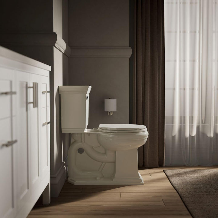 Kohler Brevia WC-Grip-Tight Stossstangen, leiser Sitz, Quick-Attach-Hardware, Biscuit, Toilettensitz