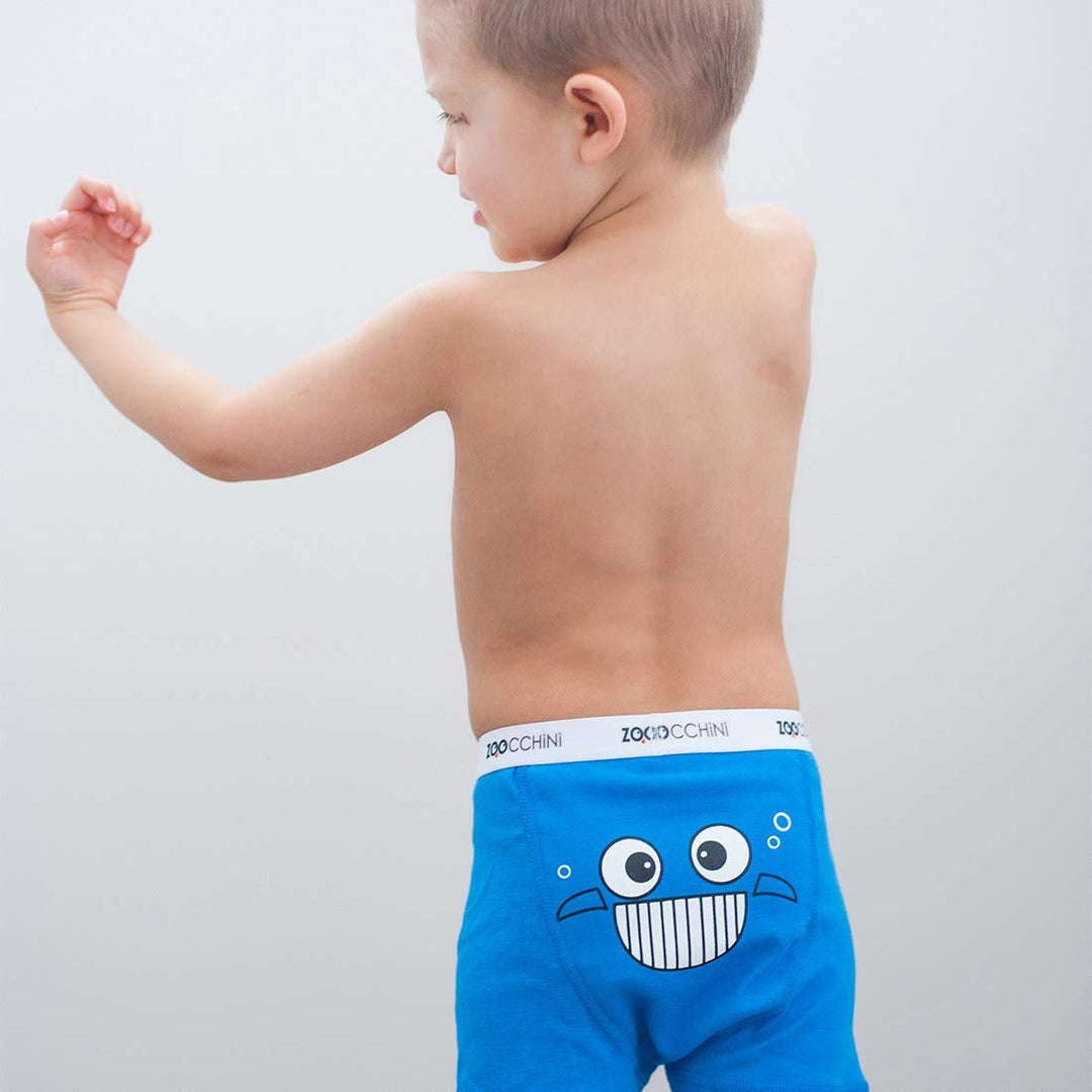 Zoocchini Chompy Set 3 Boxershorts für Jungen 2 – 3 Jahre