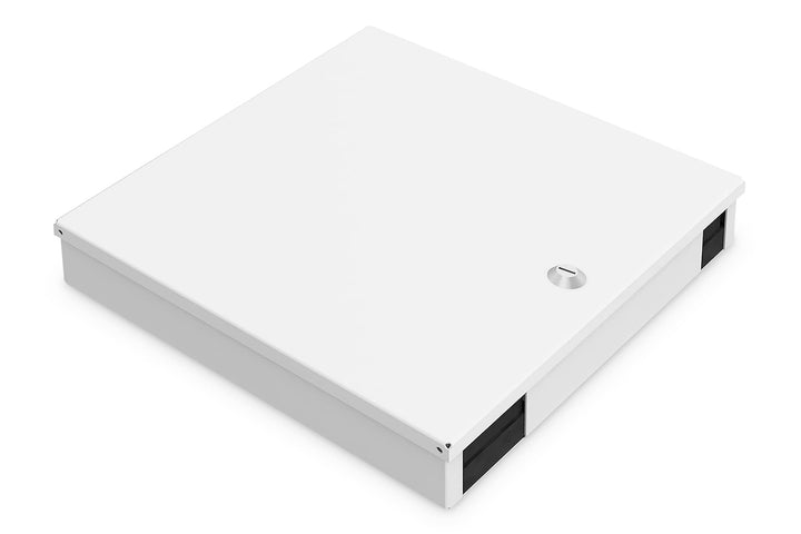 DIGITUS LWL-Spleissbox - 48 Fasern - IP20 Schutzklasse - Wandmontage - Glasfaser Unibox - Grau