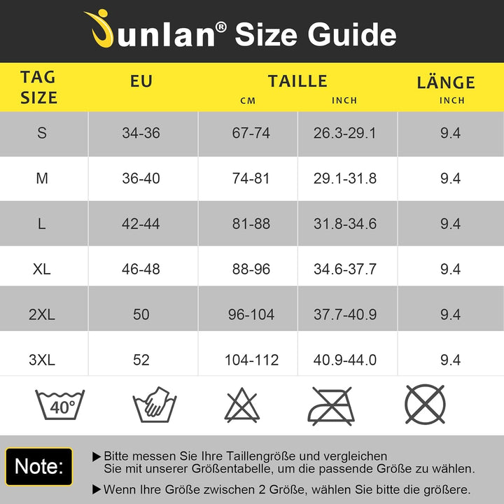 Junlan Bauchweggürtel Korsett Damen Bauchweg Schwitzgürtel Zum Waist Trainer Damen Neopren Gürtel Sa