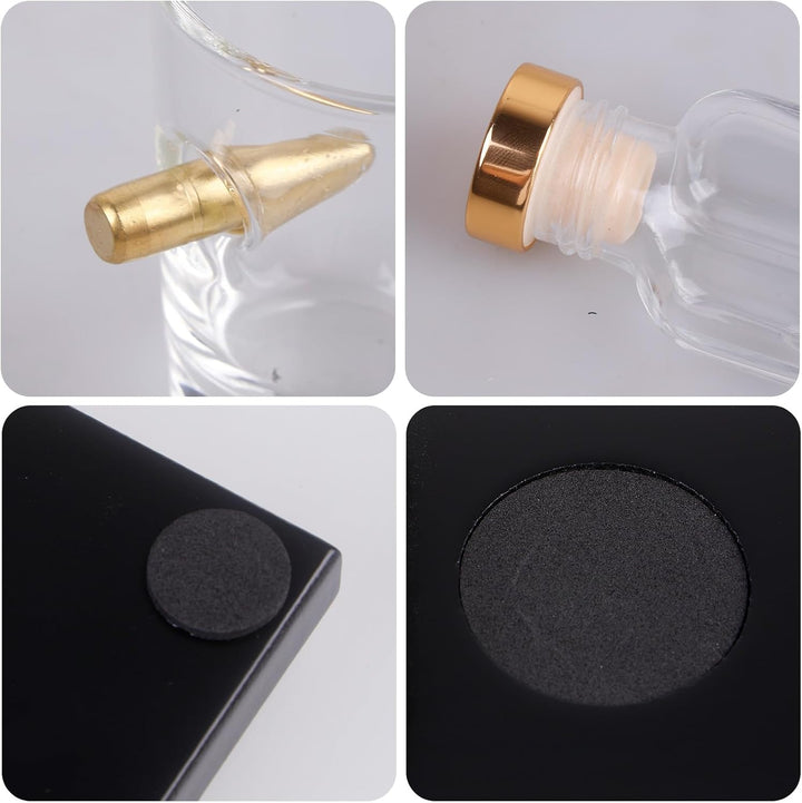 Whisky Geschenkset Personalisiert mit 2 Bullet Gläsern und Karaffe, Whisky Dekanter aus Glas, Whiske