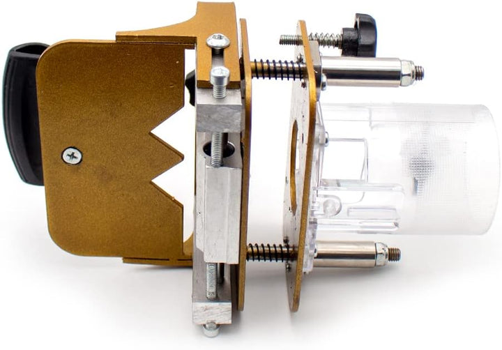 LeTkingok 2 in 1 Holzbearbeitung Mortising Jig für Trimming Machine, Slotting Bracket Unsichtbare Fa