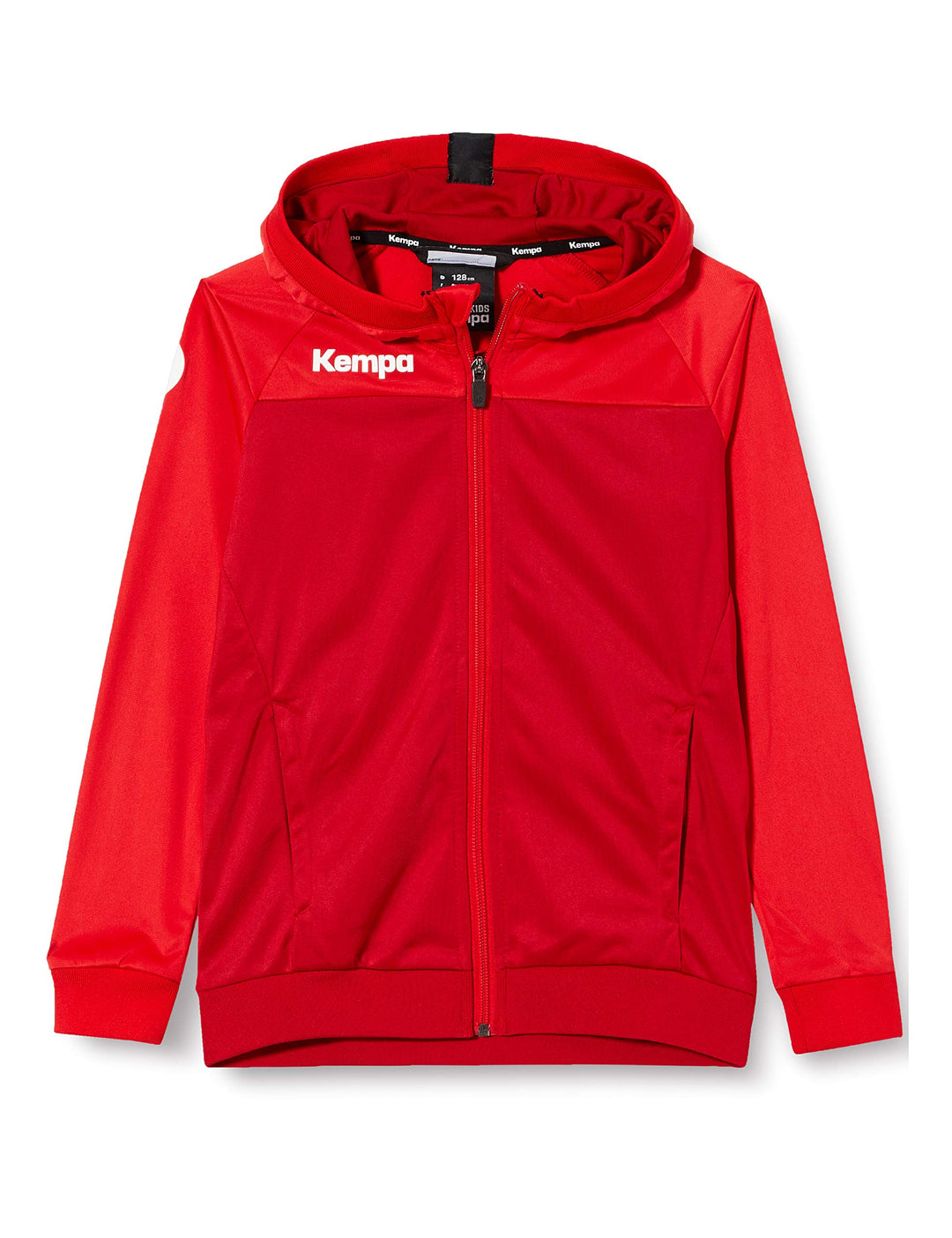 Kempa Kinder Prime Multi Jacke, chilirot/Rot, 128