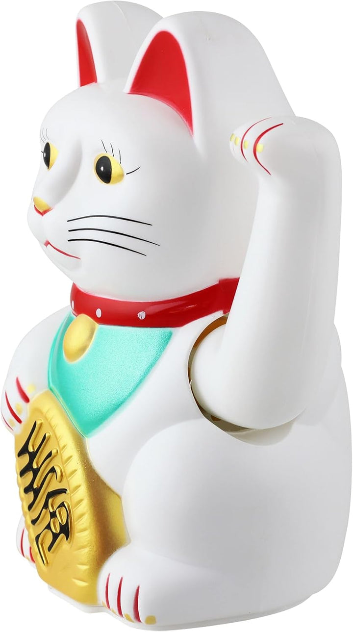 Freak Scene Glückskatze - Maneki-Neko - Winkekatze - 15 cm - weiss