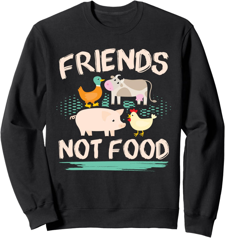 Vegan Milch Veganer Veganerin Tier Tierliebe Spruch Sweatshirt