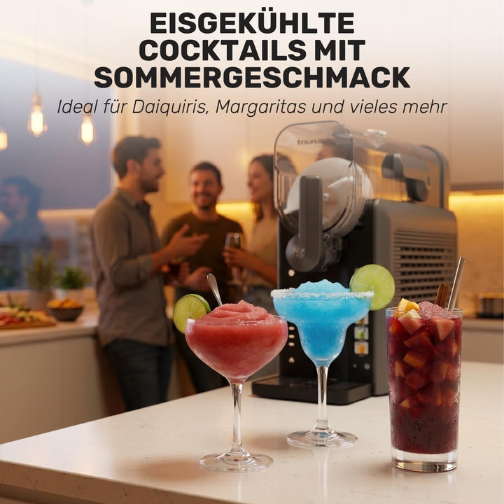 Taurus Ice Flow 2600 Slushy-Maschine | Fassungsvermögen | 6 Programme für eiskalte Getränke und Slus
