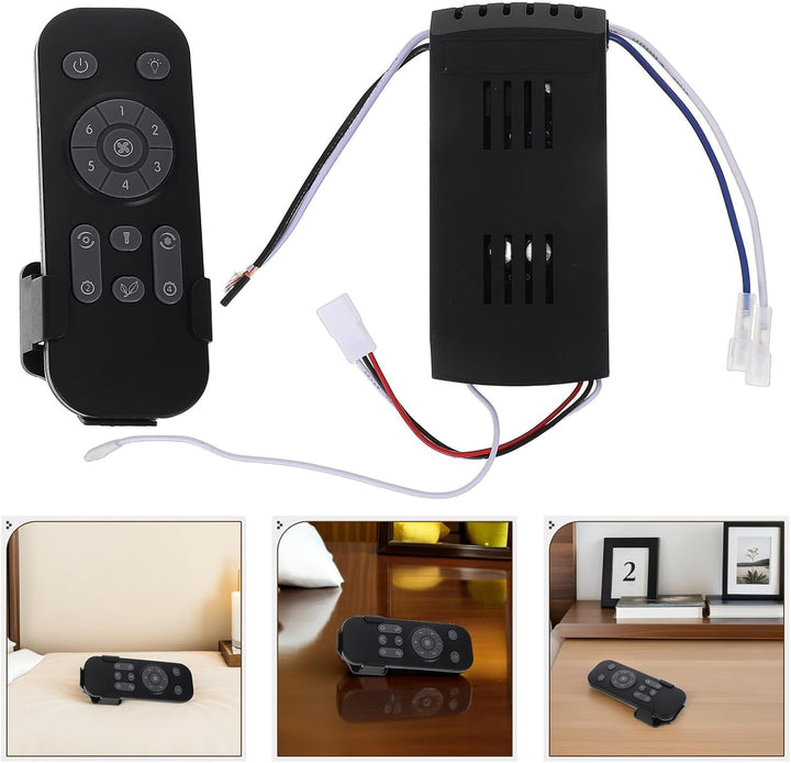 Cabilock Deckenventilator mit Fernbedienung 24v Kunststoff Nahtlose Kompatibilität und Einfache Gesc