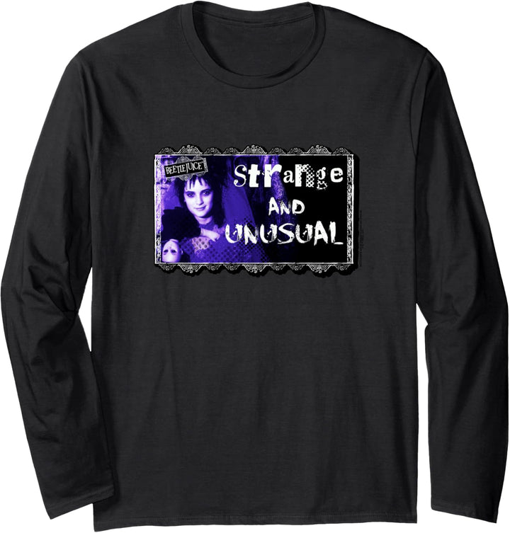 Beetlejuice Strange Abzeichen Langarmshirt