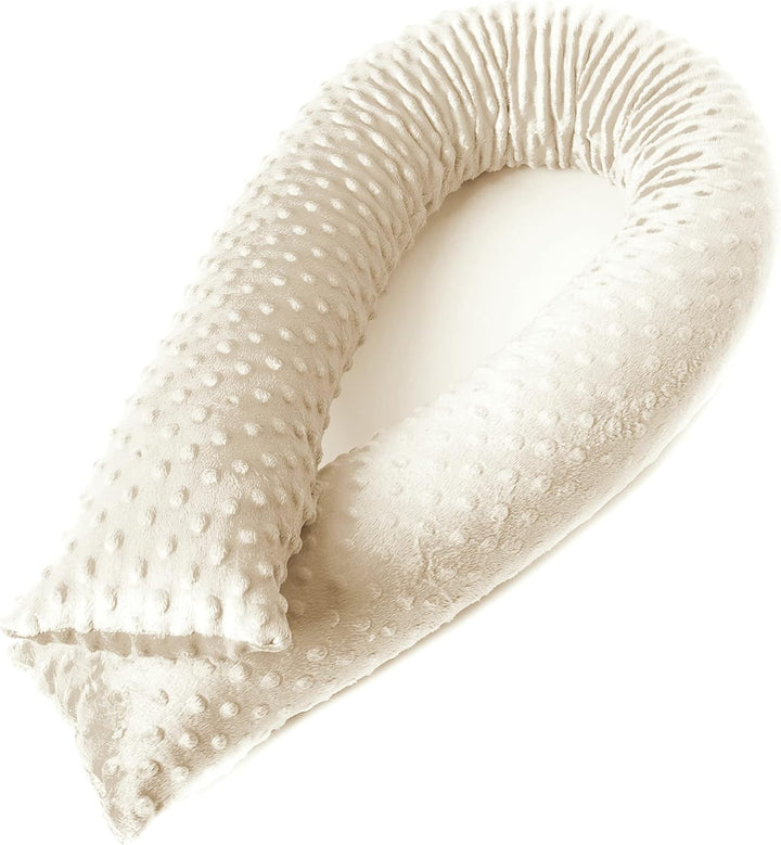 Bebeloo Bettschlange Bettkissen Seitenschläferkissen, Beige, 400 cm Beige 400 cm, Beige 400 cm