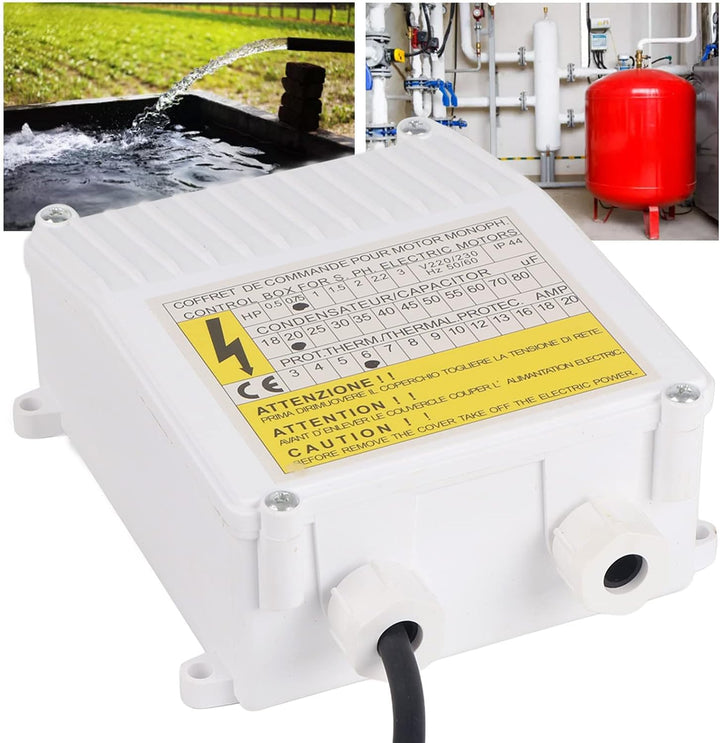 Pumpensteuerkasten, Brunnenpumpensteuerung, Saug Pumpensteuerung, Haushalt Externer Steuerkasten mit