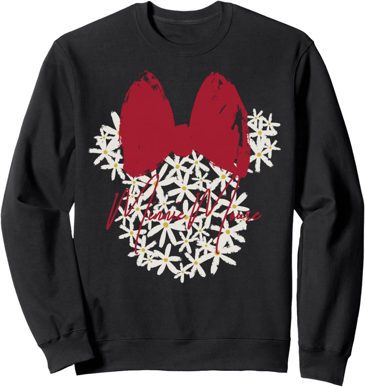 Disney Mickey And Friends Floral Minnie Ears Sweatshirt