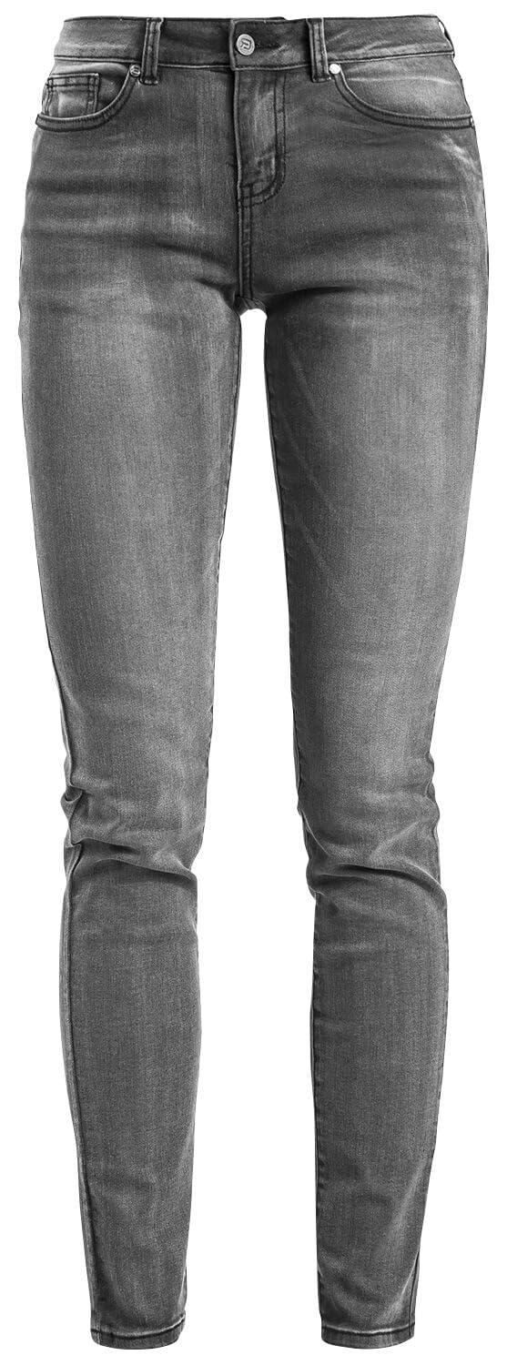 RED by EMP Damen graue Jeans mit Waschung W29L34