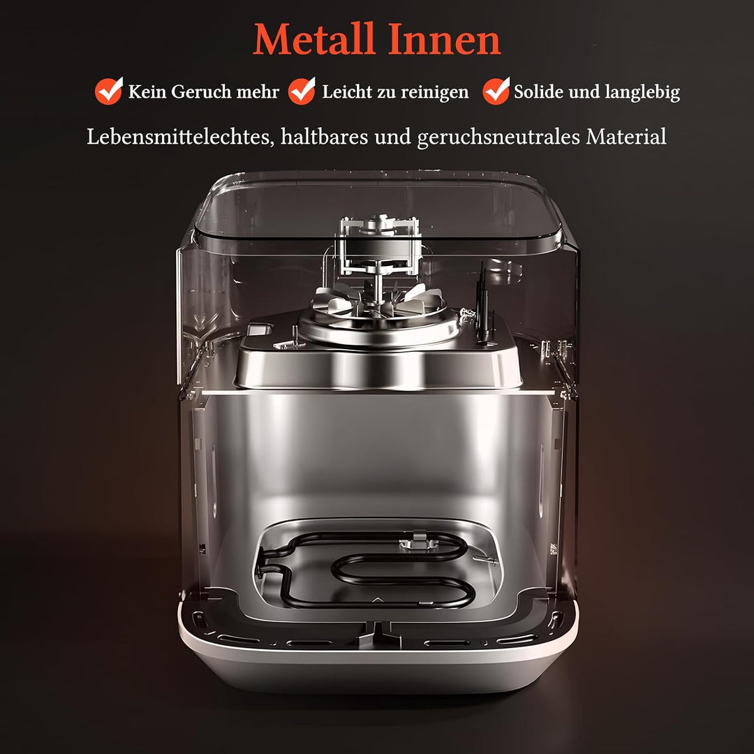 Taylor Swoden-Smartheat Heissluftfritteuse 6,5L, Doble Resistencia, mit Fenster, LED Touchscreen, 8