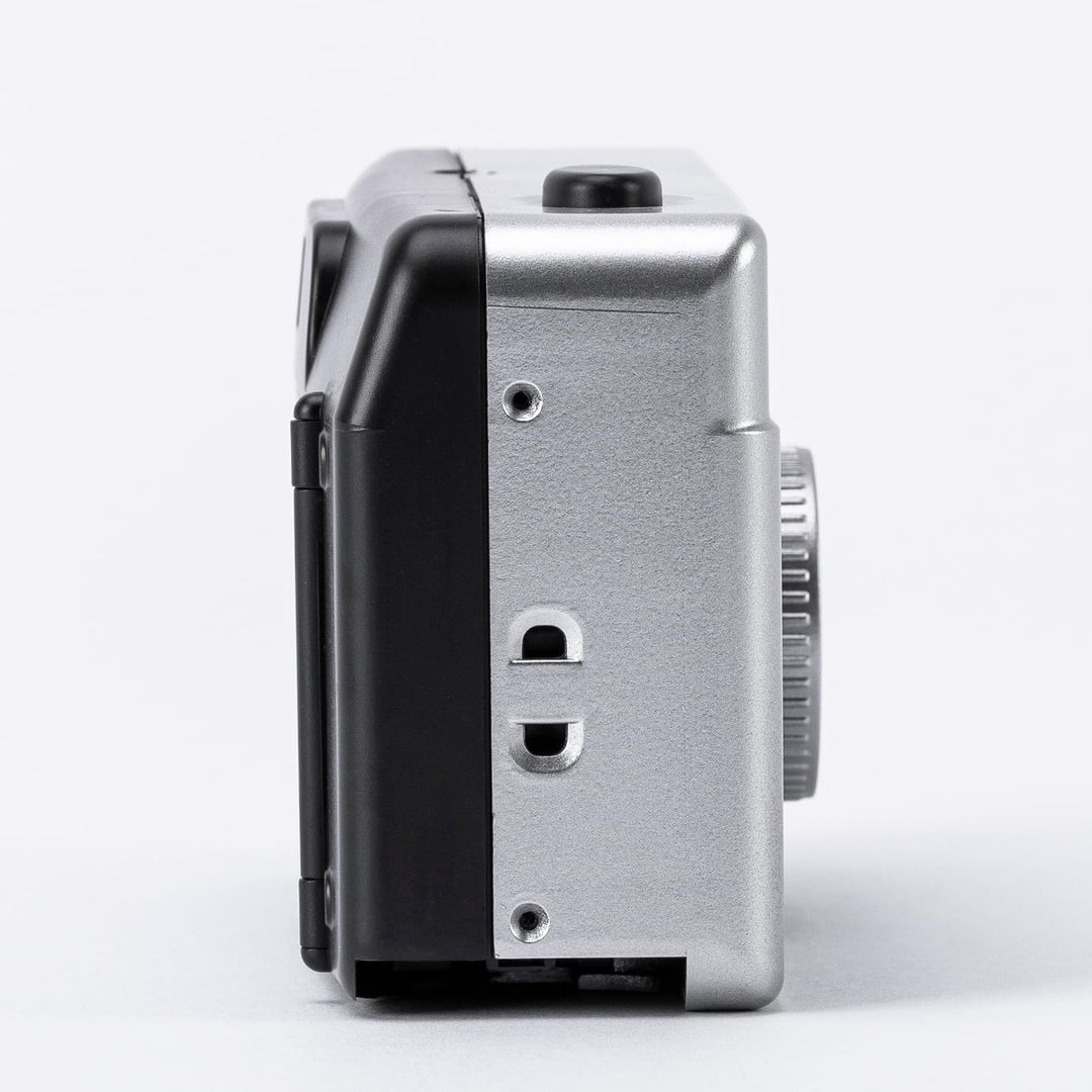 Holga 35mm Kleinbild Automatik Motor Kamera Point and Shoot Set incl. Color Film 35mm Kleinbild Silb