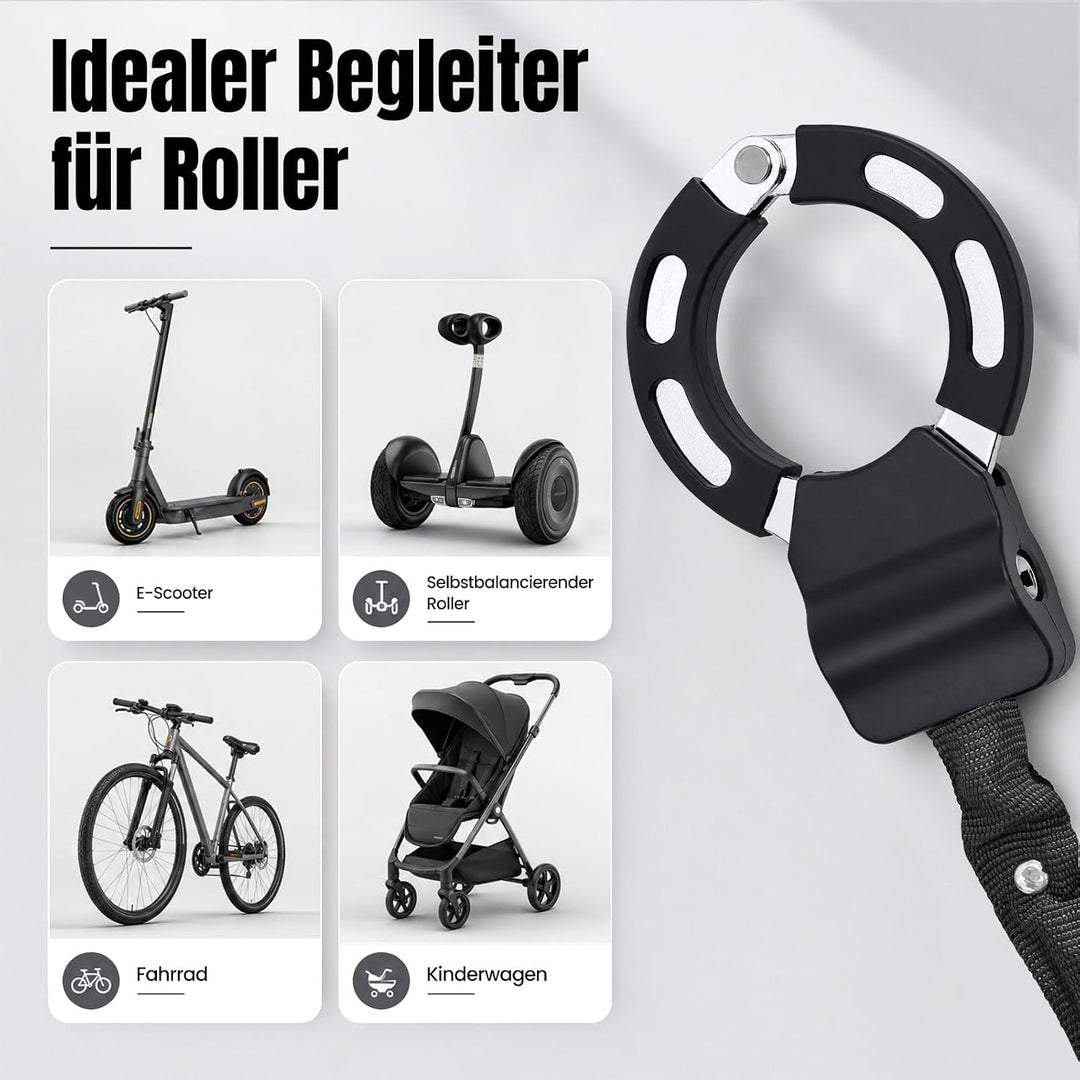 E Scooter Schloss mit Tasche 2L, E Scooter Tasche mit Schloss