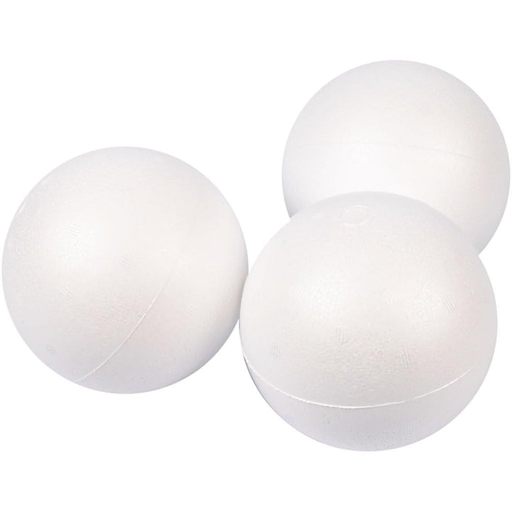 Creativ Styroporkugeln, D: 10 cm, Weiss (25 Stück)