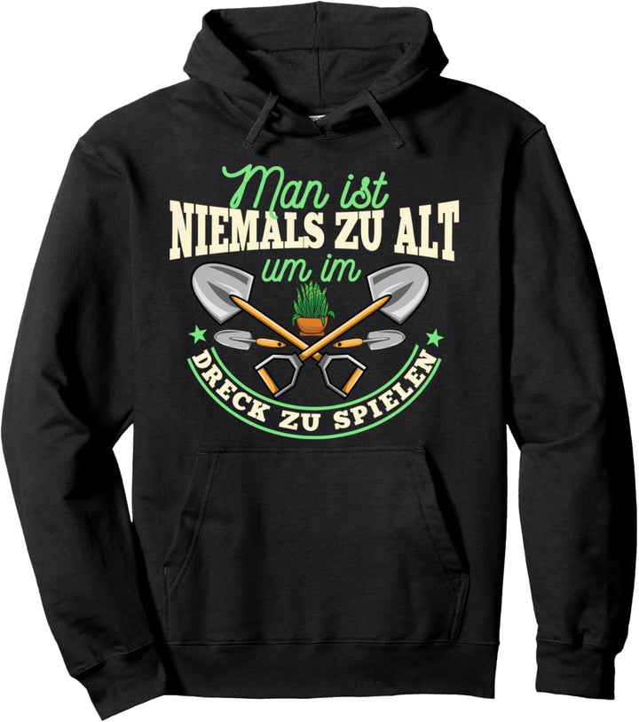 Hobbygärtner Motiv mit lustigen Spruch, Witziges Garten Pullover Hoodie