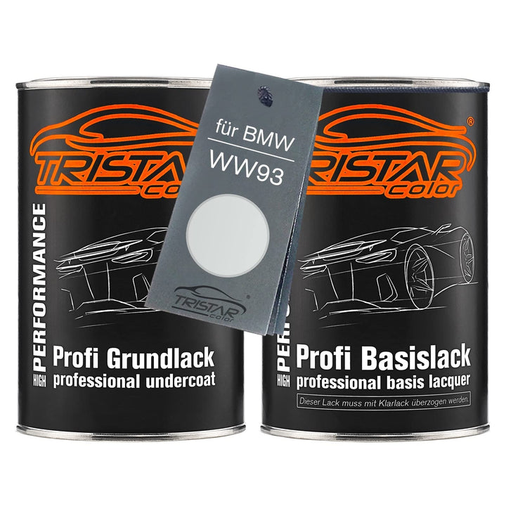 TRISTARcolor Autolack Dosen für BMW WW93 Frozen Brilliant White Metal. 2,0L