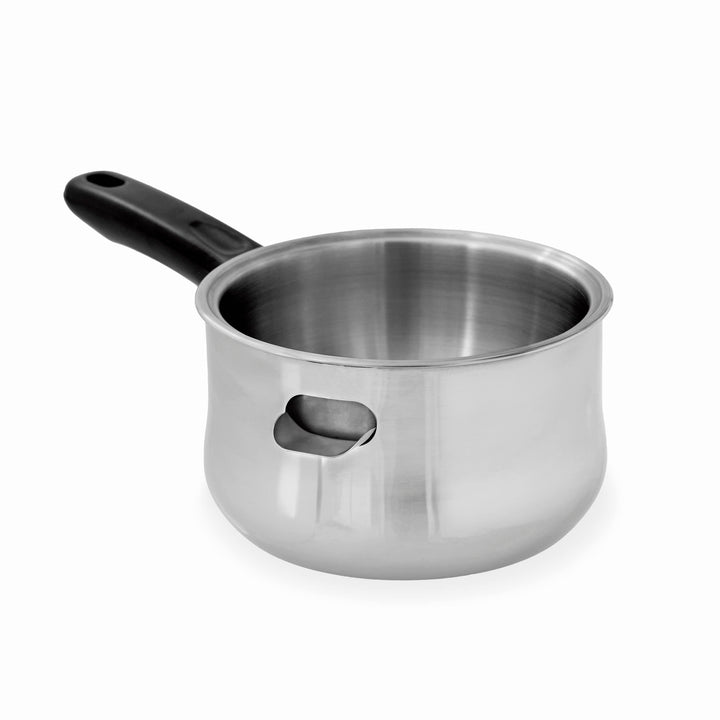 LACOR - 62600 - Wasserbadetopf, 18/10 Edelstahleimer, hitzebeständiger Griff, seitliche Öffnung für
