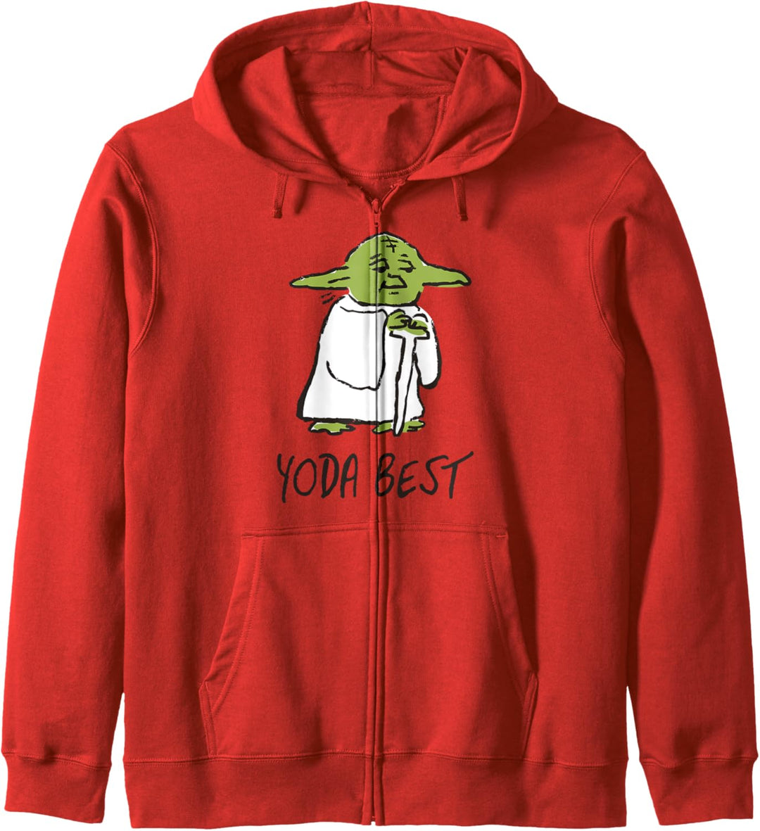 Star Wars Yoda Best Portrait Sketch Kapuzenjacke