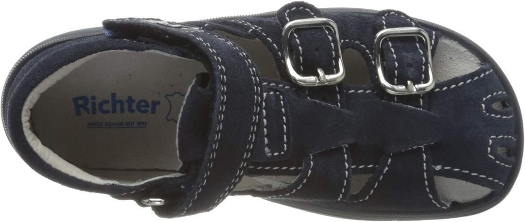 Richter Kinderschuhe Jungen Babel Geschlossene Sandalen 20 EU Blau Atlantic 7200, 20 EU Blau Atlanti