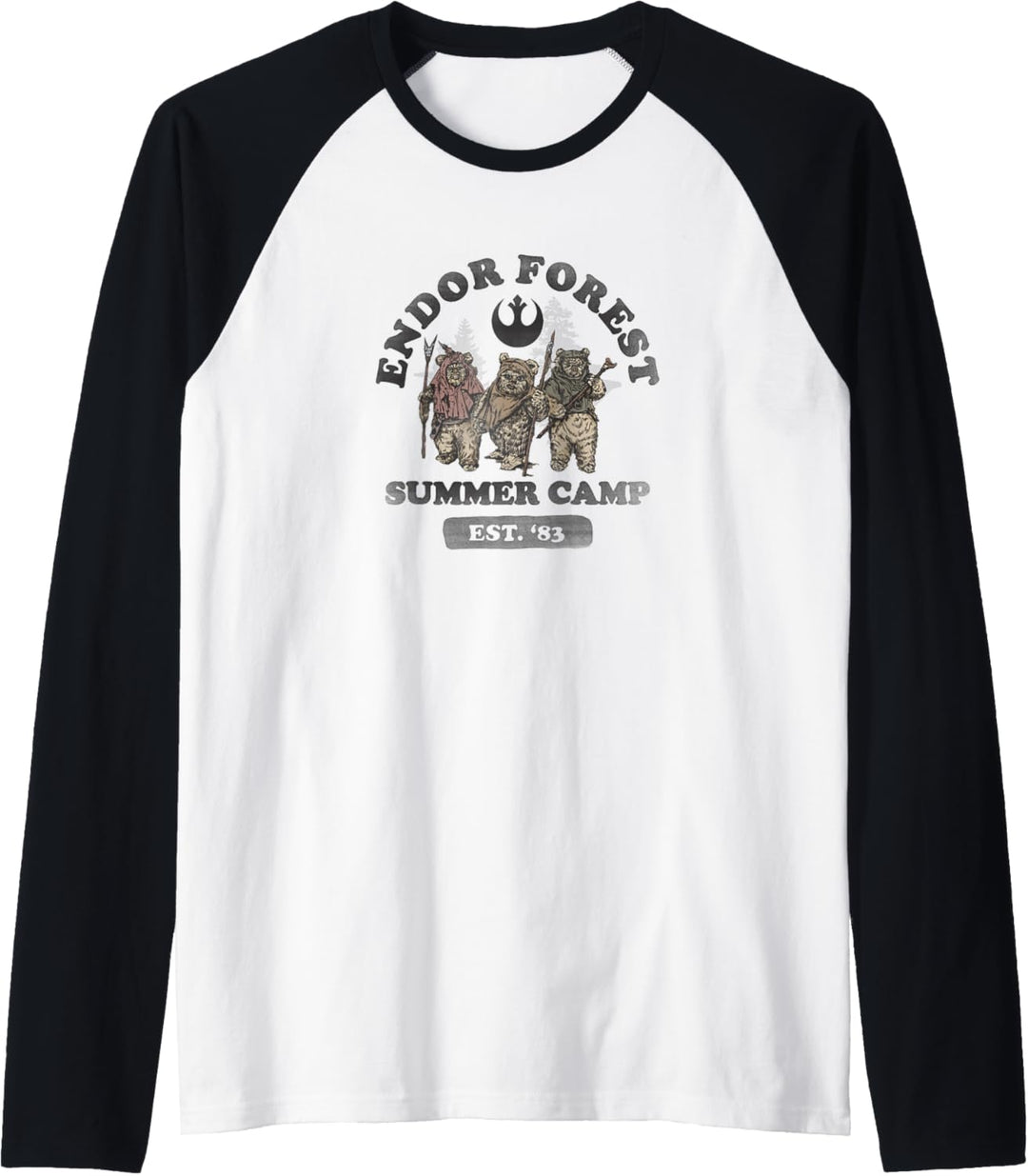 Star Wars Endor Forest Summer Camp Z1 Raglan