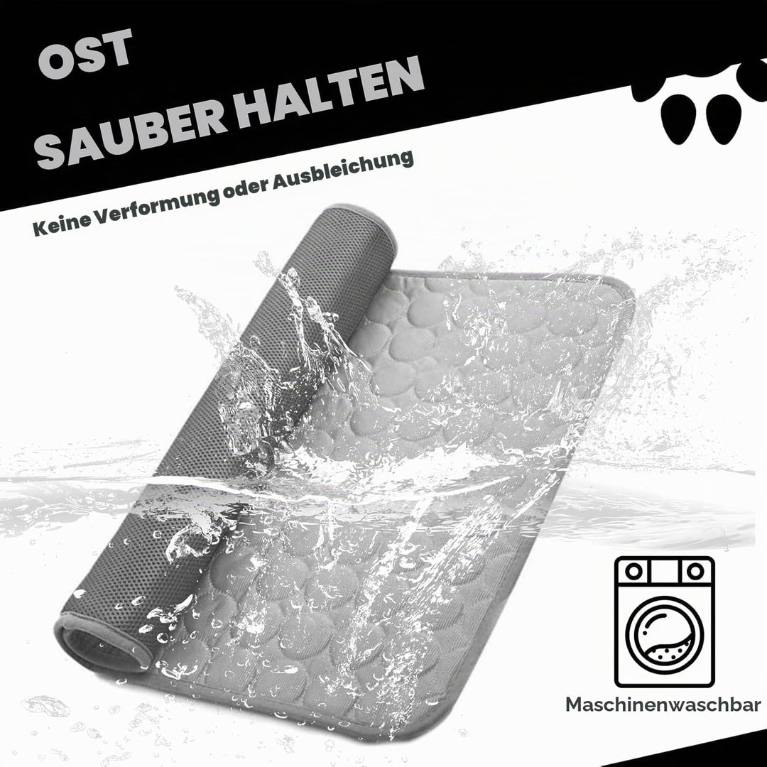 Kühlmatte für Katzen 58x48CM, aus weichem und strapazierfähigem Polyestergewebe, kratzfest &amp; waschba