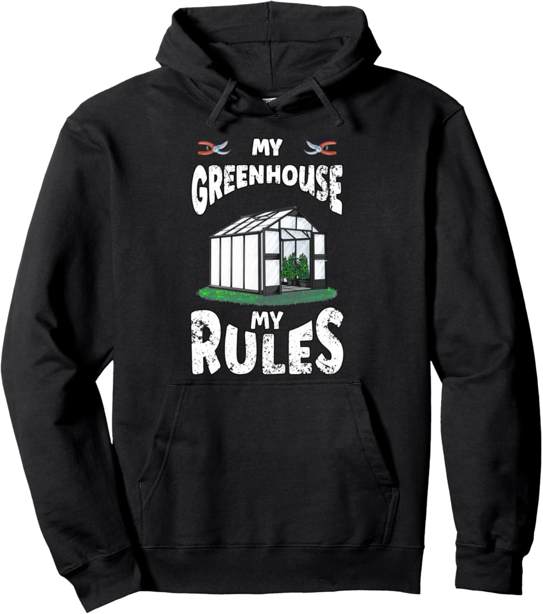 Mein Gewächshaus Meine Regeln Gärtner Pullover Hoodie