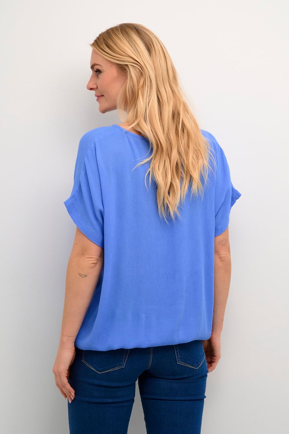 KAFFE Ärmellose Bluse KAamber KAamber Stanley 32 Blau, 32 Blau
