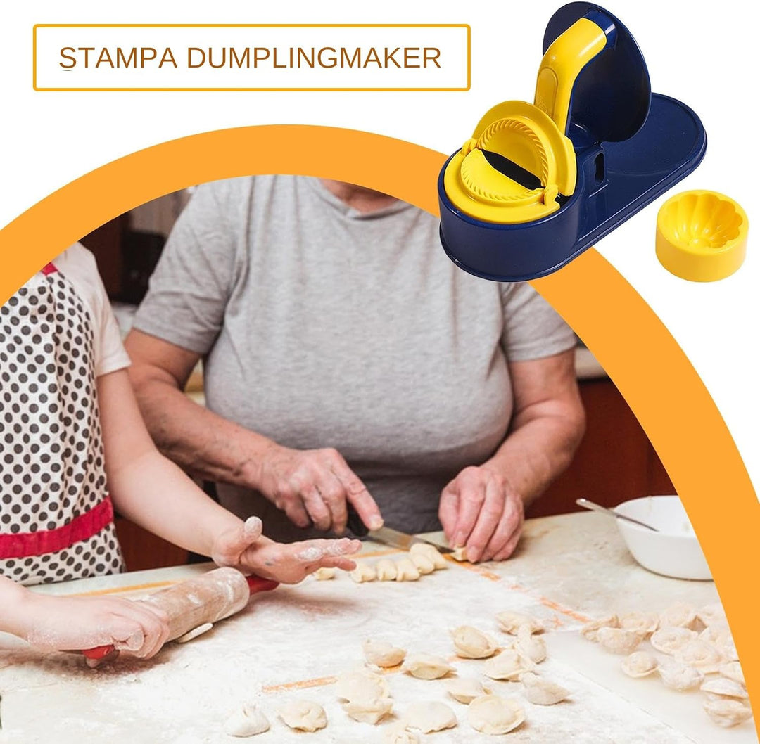 Dumpling Maker Presse Teighaut Presse Dunkelblau., Dunkelblau.