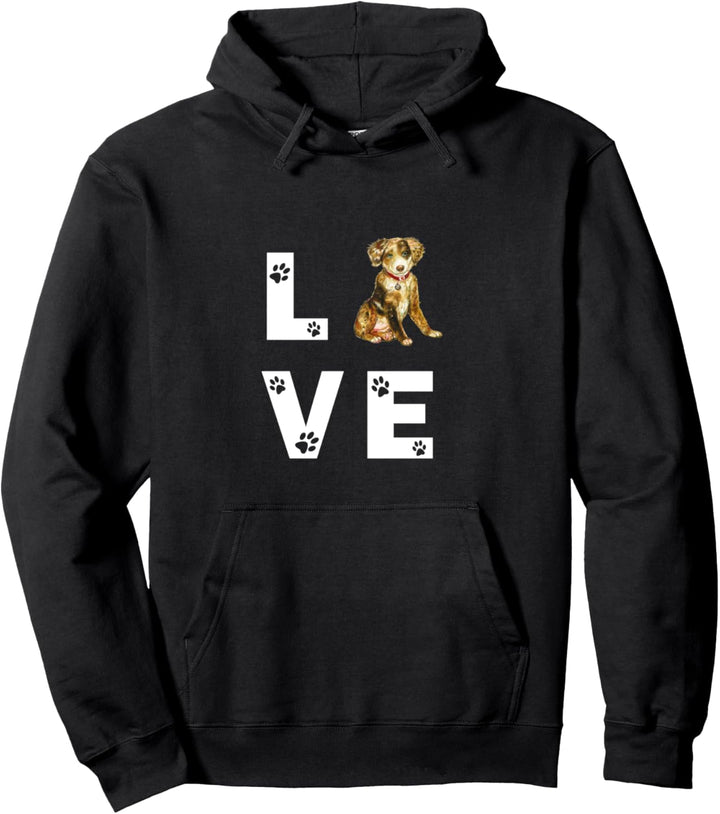 AUSTRALIAN SHEPHERD Hund Love Hundebesitzer Geschenk Pullover Hoodie
