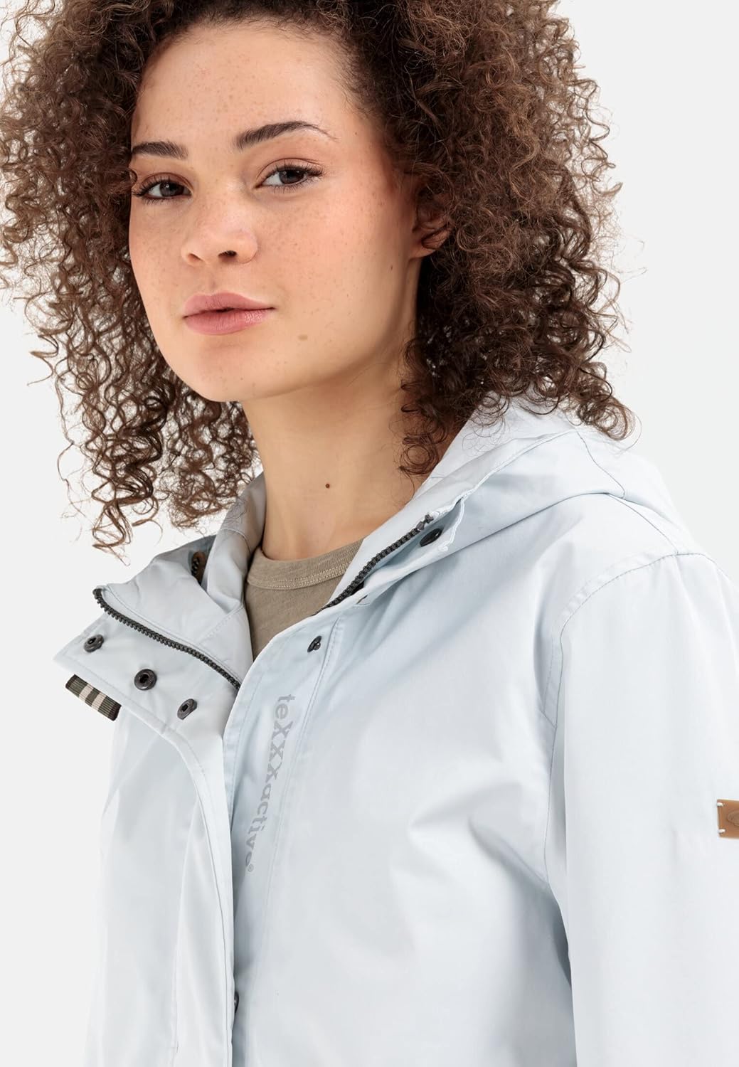 camel active Damen teXXXactive® Jacke aus einem Bio-Baumwollmix 44 Pale Mint, 44 Pale Mint