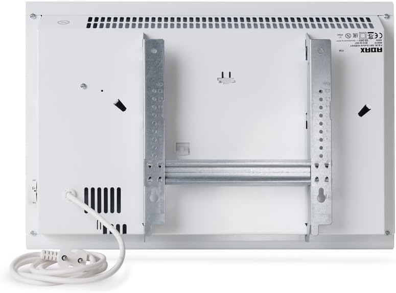 Adax Eco Basic Elektroheizkörper 400W, Weiss | Bluetooth-Programmierung | Thermostat mit Zeitschaltu