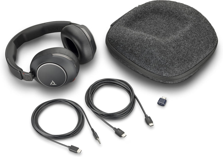 VOYAGER SURROUND 80 UC,USB-C, USB-C/A ADAPTER, (VS80T, BT700C), BLACK, WW