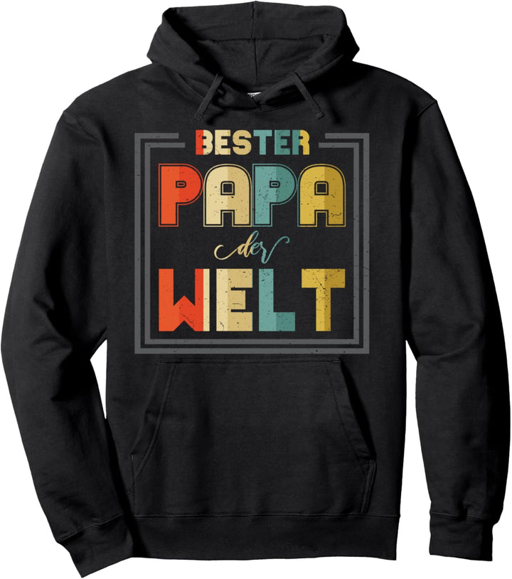 Bester Papa Vatertag Geschenk Familie Hoodie Pullover Hoodie