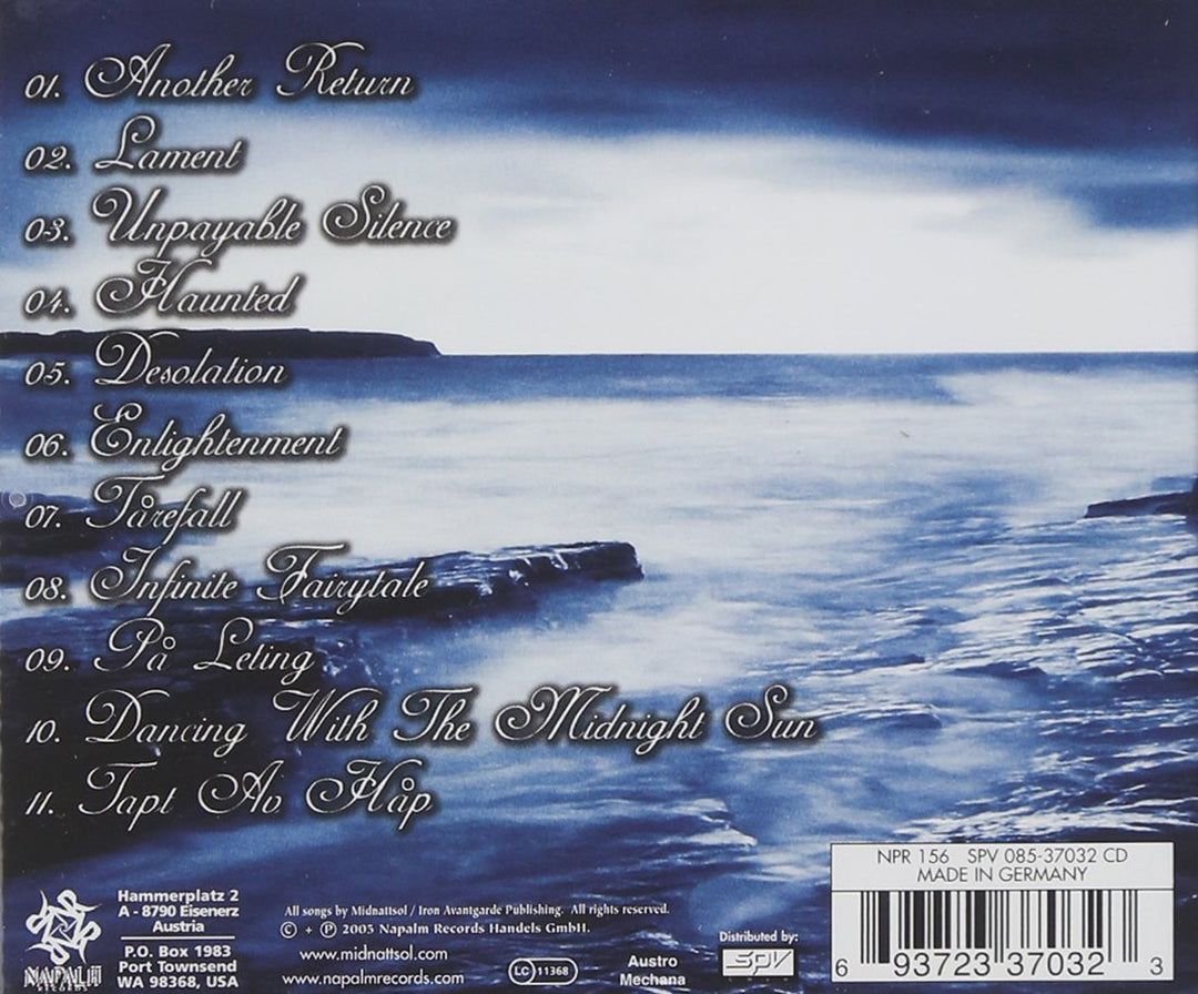 Where Twilight Dwells, Audio-CD