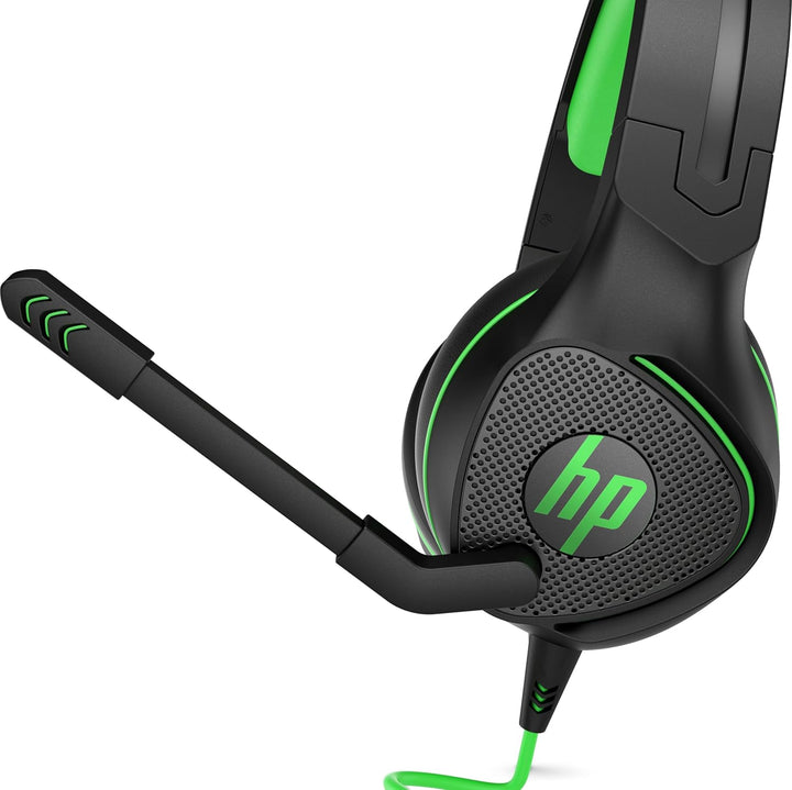 HP Pavilion 400 (4BX31AA) kabelgebundenes Gaming Headset, schwarz/grün