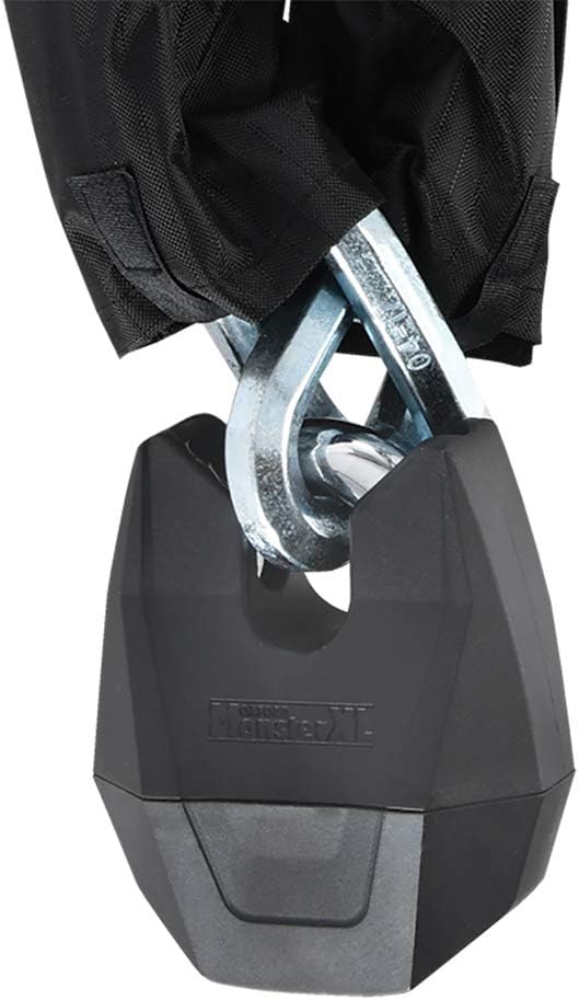 Oxford OF20 Monster XL 1.5M Kette und Vorhängeschloss, Schwarz 1.5m Ketten, Schlösser und Alarme, 1.