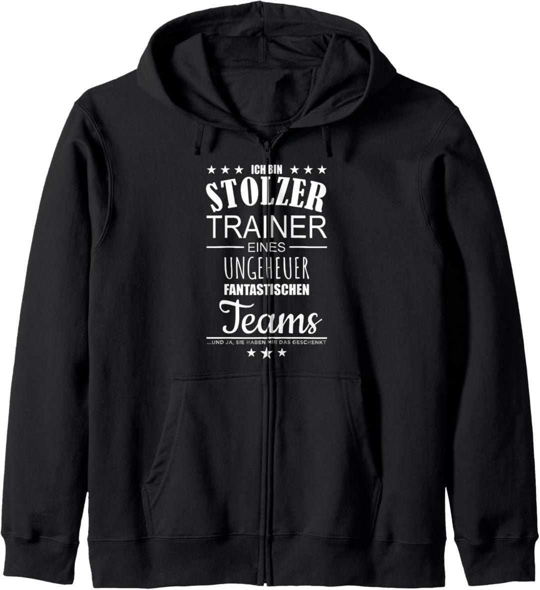Trainer Mannschaft Geschenk Pullover Team Fussball Handball Kapuzenjacke