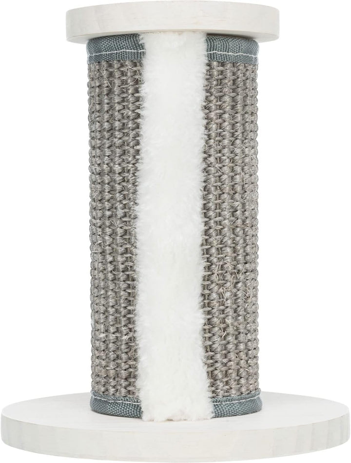 TRIXIE Kletterstufe zur Wandbefestigung, Sisal/Holz, Grau, Katze, 18x18x22 cm, Innenbereich