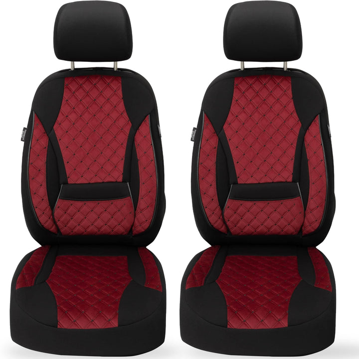 BREMER SITZBEZÜGE Mass Sitzbezüge Schonbezüge für Mercedes GLK X204 TK602 TK602 - Weinrot / Schwarz