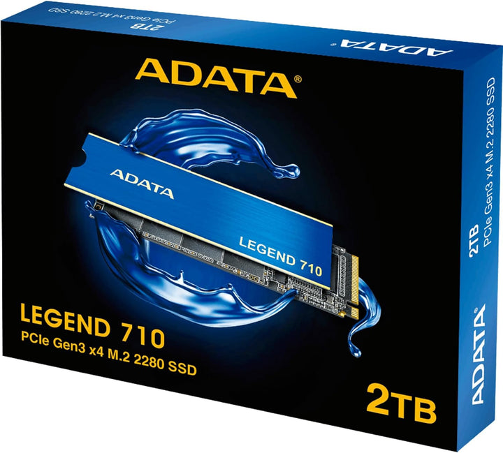 SSD|ADATA|Legend 710|2TB|M.2|PCIE|NVMe|3D NAND|Write Speed 1800 MBytes/sec|Read Speed 2400 MBytes/se