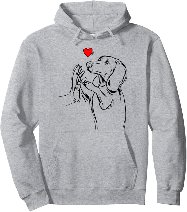 Dackel Liebe Dachshund Frauchen Geschenkidee Pullover Hoodie