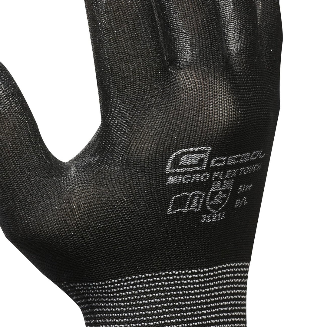 Gebol Micro Flex Touch 12er Set | Arbeitshandschuhe mit Touchfunktion | leichte Schutzhandschuhe mit